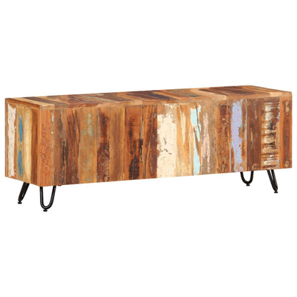 vidaXL Meuble TV 110x30x40 cm Bois de récupération Massif