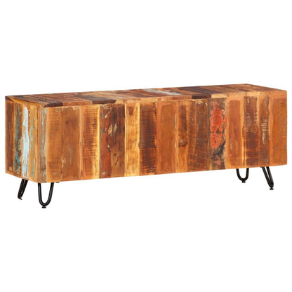 vidaXL Meuble TV 110x30x40 cm Bois de récupération Massif
