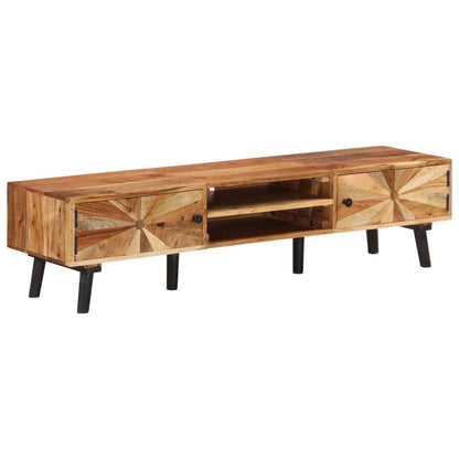 vidaXL TV-Schrank 145x35x35 cm Akazie Massivholz