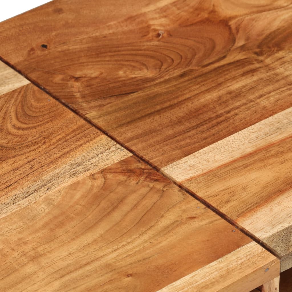 vidaXL TV-Schrank 145x35x35 cm Akazie Massivholz