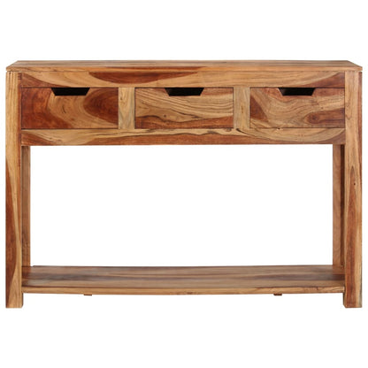 vidaXL Console 110x35x75 cm Bois d'acacia massif