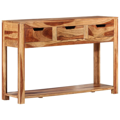 vidaXL Console 110x35x75 cm Bois d'acacia massif