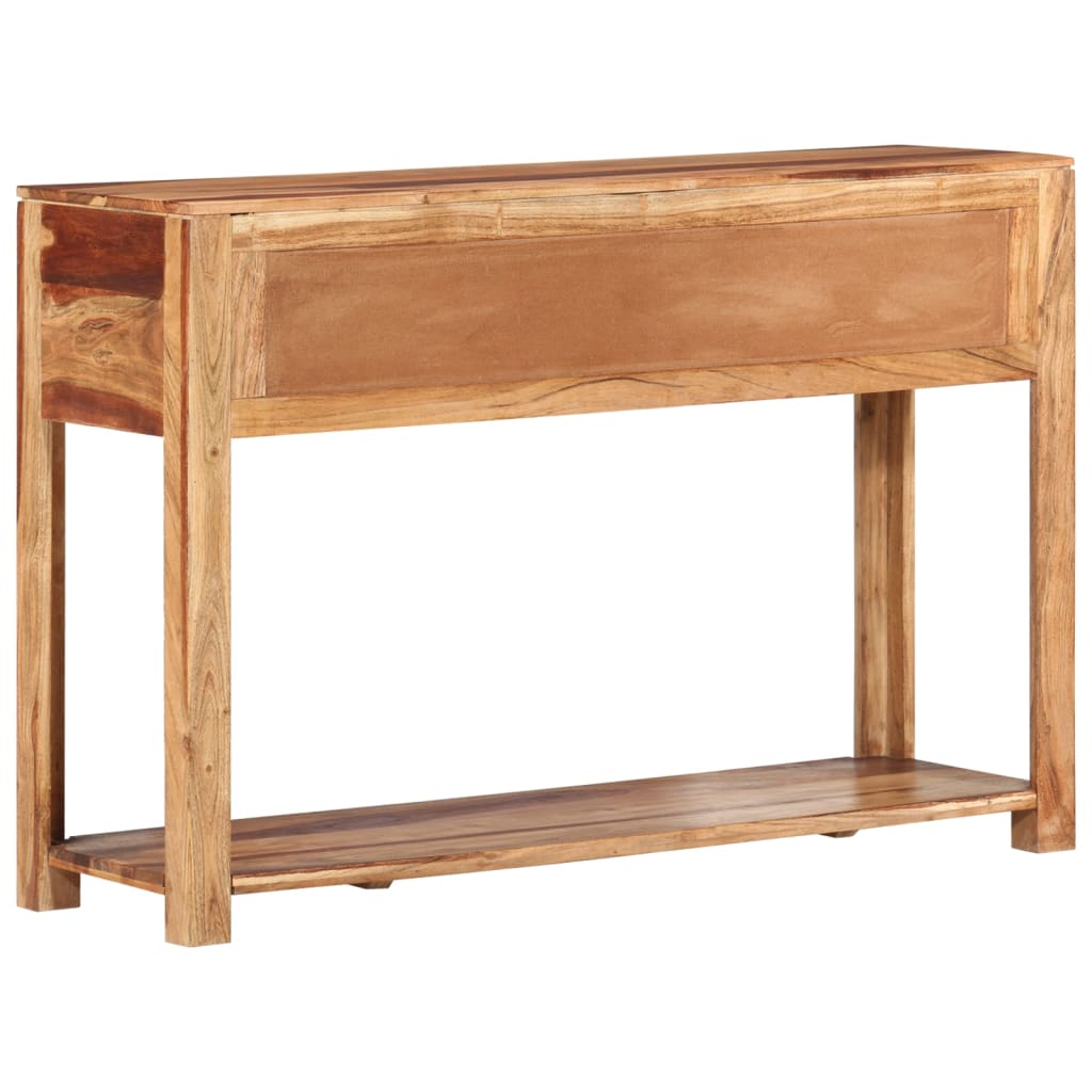 vidaXL Console 110x35x75 cm Bois d'acacia massif