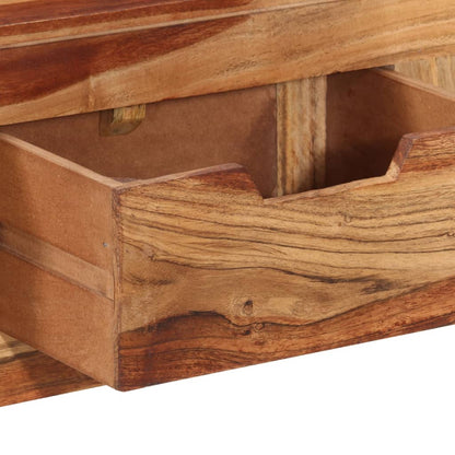 vidaXL Console 110x35x75 cm Bois d'acacia massif