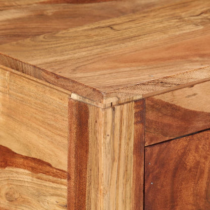 vidaXL Console 110x35x75 cm Bois d'acacia massif