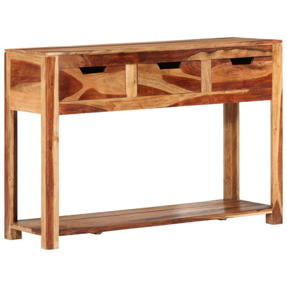 vidaXL Console 110x35x75 cm Bois d'acacia massif
