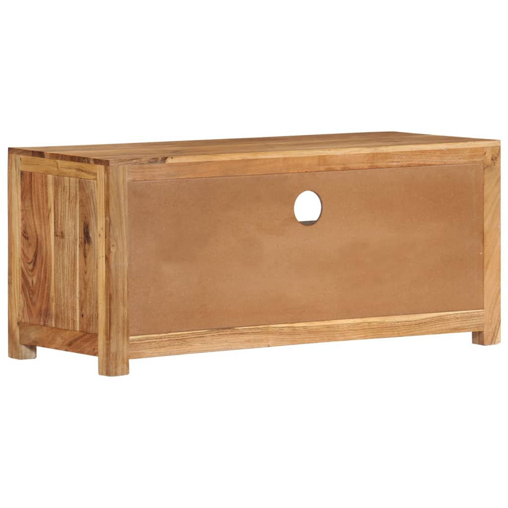 vidaXL Meuble TV 88x35x40 cm Bois d'acacia massif