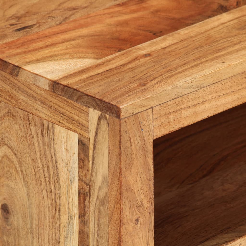 vidaXL Meuble TV 88x35x40 cm Bois d'acacia massif
