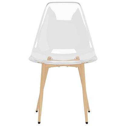 vidaXL Chaises de salle à manger 6 pcs Transparent PET