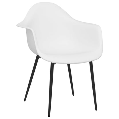 vidaXL Chaises de salle à manger 6 pcs Blanc PP
