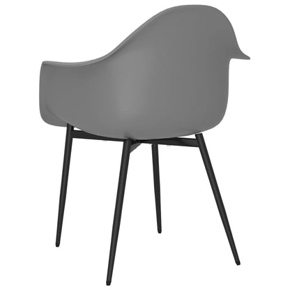 vidaXL Chaises de salle à manger 6 pcs Gris PP