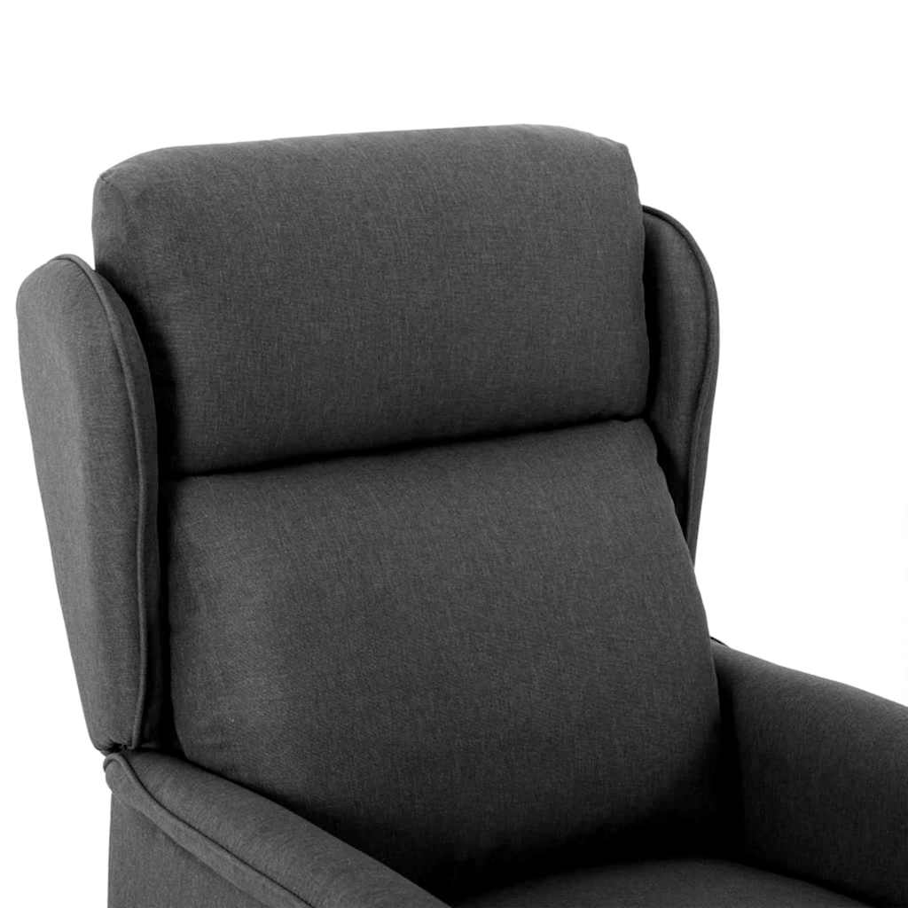 vidaXL Liegestuhl Dunkelgrau 66,5 x 94 x 101,5 cm Polyester