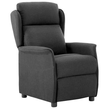 vidaXL Liegestuhl Dunkelgrau 66,5 x 94 x 101,5 cm Polyester