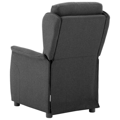 vidaXL Liegestuhl Dunkelgrau 66,5 x 94 x 101,5 cm Polyester