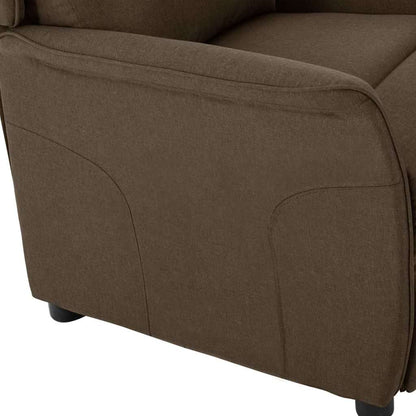 vidaXL Chaise longue marron 66,5 x 94 x 101,5 cm polyester