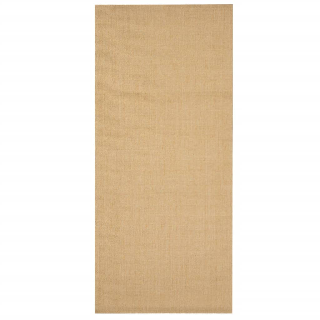 vidaXL Teppich Natur Sisal 66x150 cm