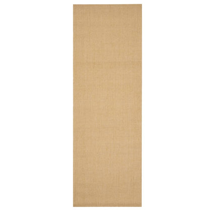vidaXL Teppich Natur Sisal 66x200 cm