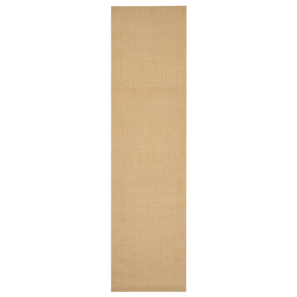 vidaXL Tapis en sisal naturel 66x250 cm