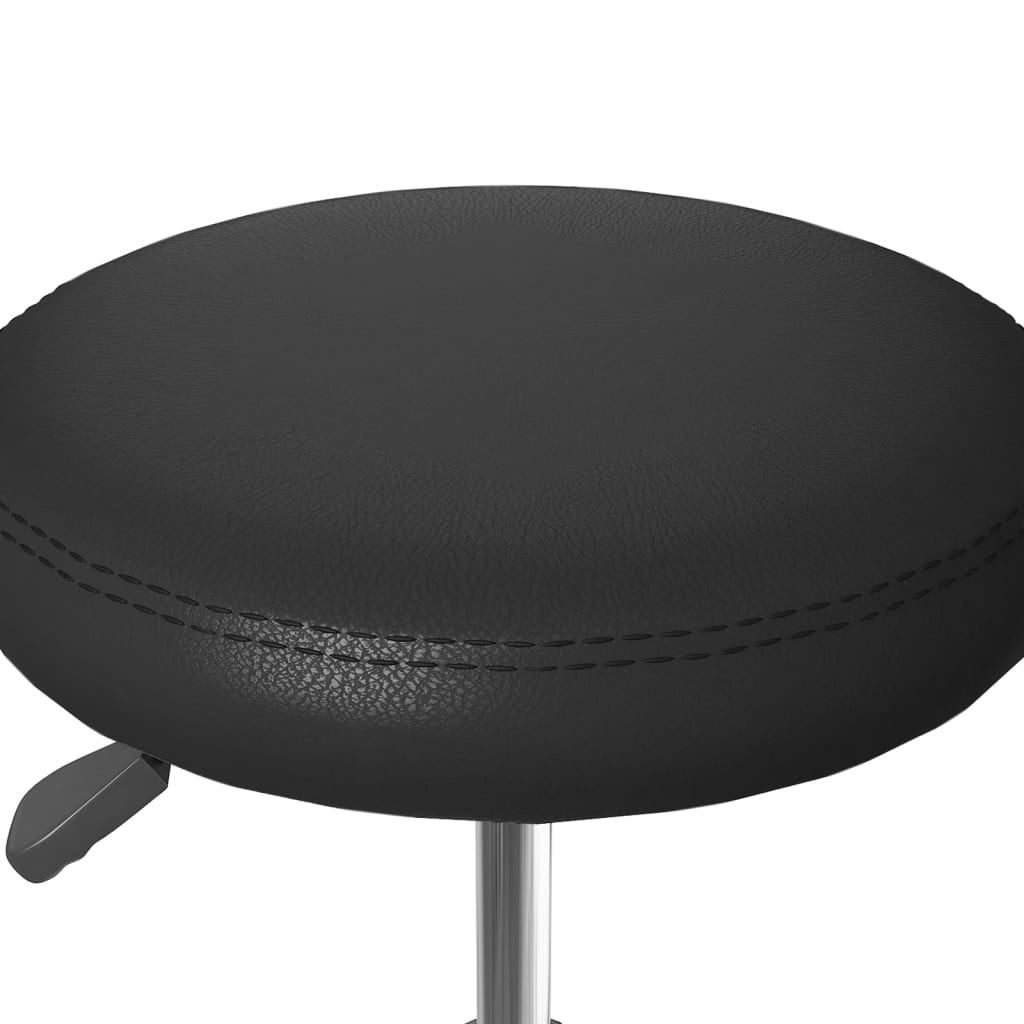 vidaXL Chaises de salle à manger 4 pcs Similicuir Noir