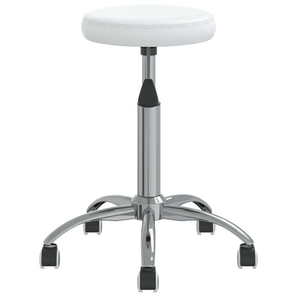 vidaXL Chaise de salle à manger similicuir blanc