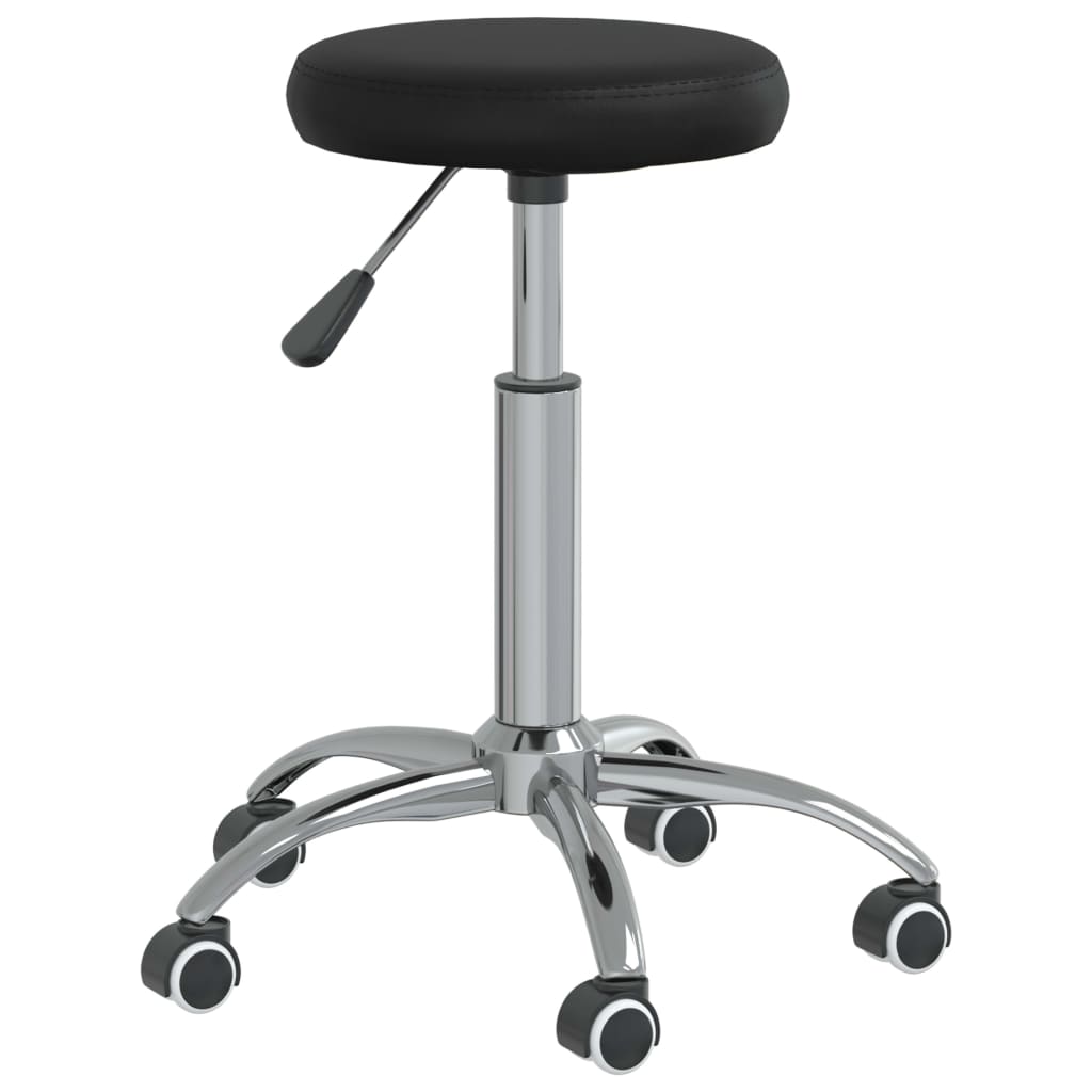 vidaXL Esszimmerstuhl Schwarz Kunstleder