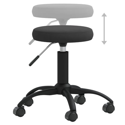 vidaXL Esszimmerstuhl Schwarz Samt
