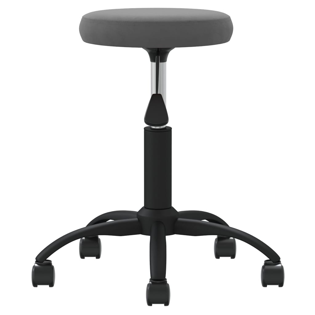 vidaXL Esszimmerstuhl Dunkelgrau Samt