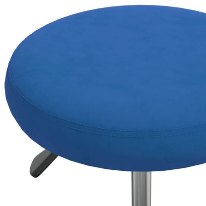 vidaXL Esszimmerstuhl Blau Samt