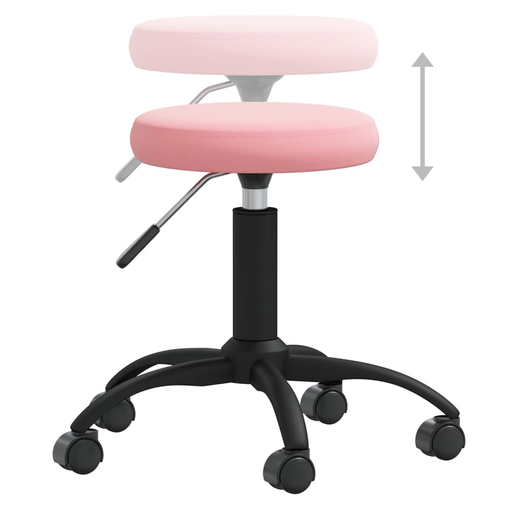 vidaXL Esszimmerstuhl Rosa Samt