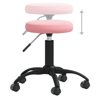 vidaXL Esszimmerstuhl Rosa Samt