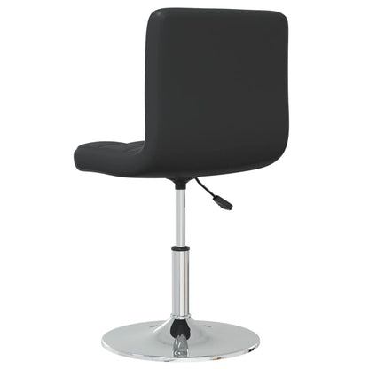 vidaXL Esszimmerstühle 6 Stk. Schwarz Kunstleder