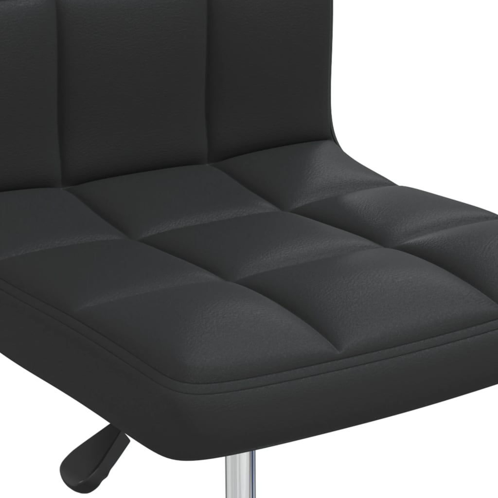 vidaXL Esszimmerstühle 6 Stk. Schwarz Kunstleder