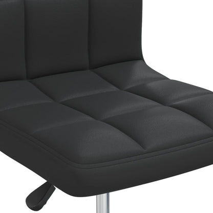 vidaXL Esszimmerstühle 6 Stk. Schwarz Kunstleder