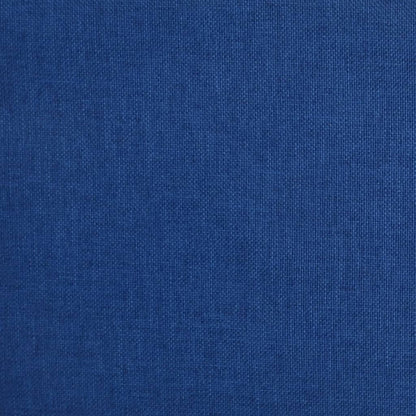 vidaXL Esszimmerstühle 4 Stk. Drehbar Blau Stoff
