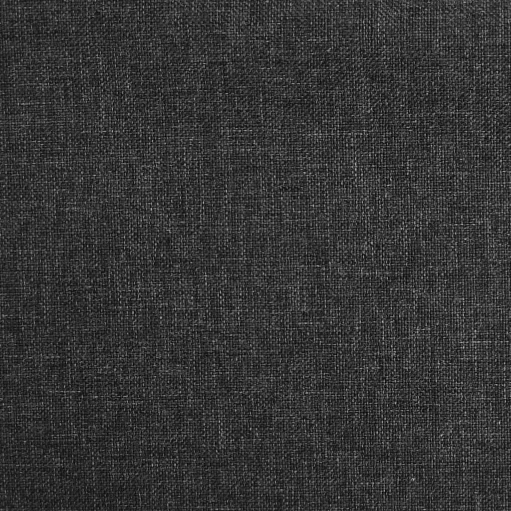 vidaXL Esszimmerstühle 4 Stk. Drehbar Schwarz Stoff