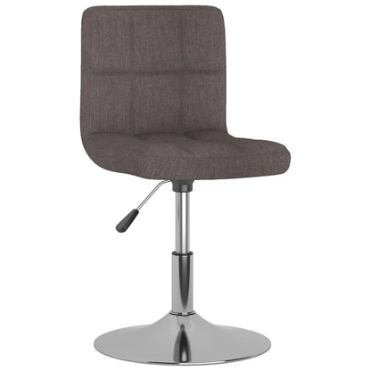 vidaXL Esszimmerstühle 4 Stk. Drehbar Taupe Stoff