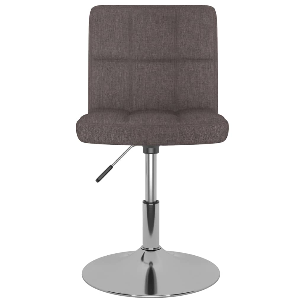 vidaXL Esszimmerstühle 4 Stk. Drehbar Taupe Stoff