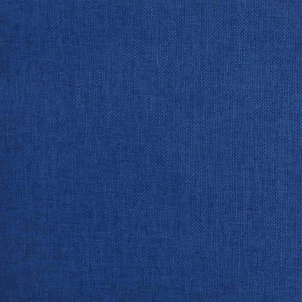 vidaXL Chaises de salle à manger pivotantes 6 pcs Bleu Tissu
