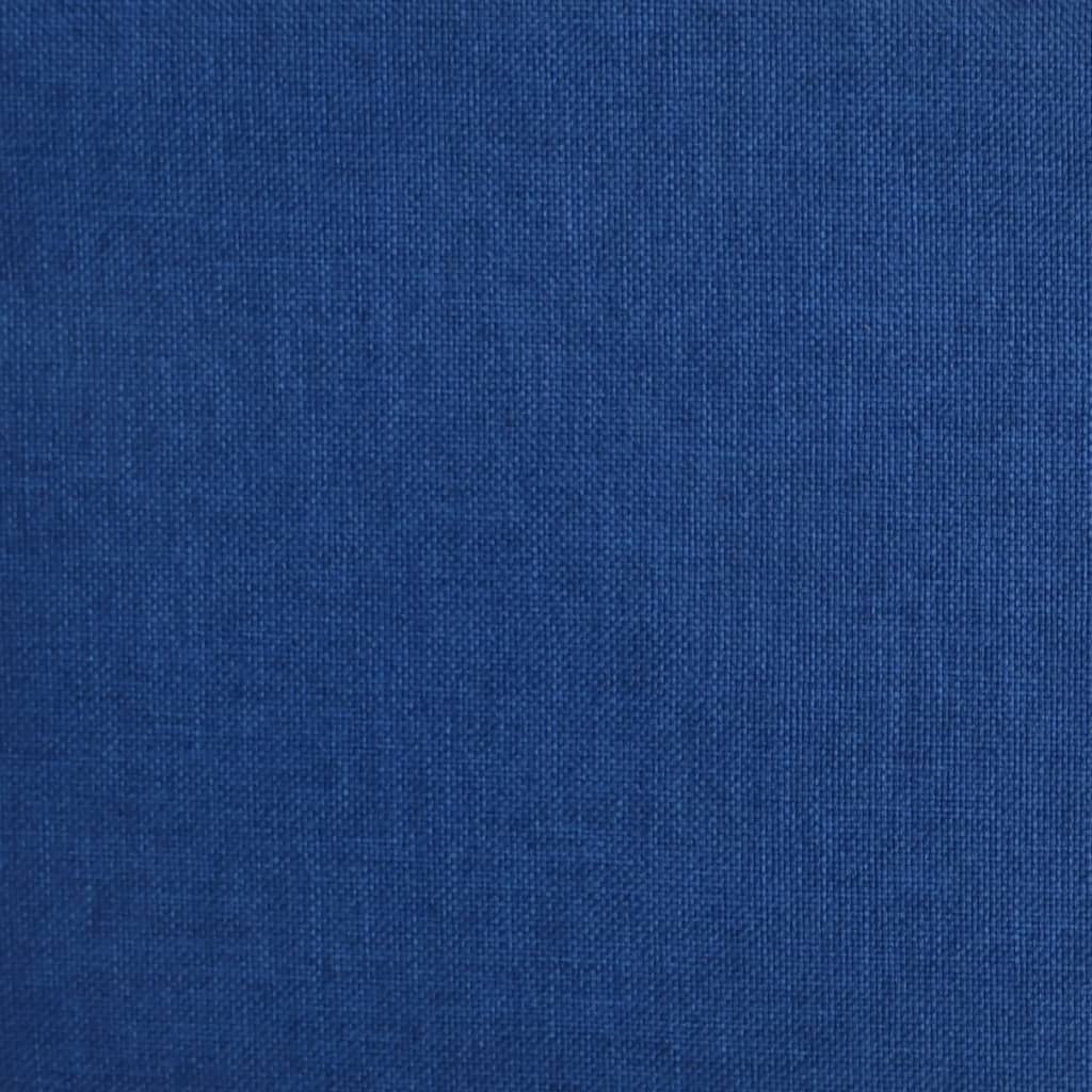 vidaXL Esszimmerstuhl Drehbar Blau Stoff