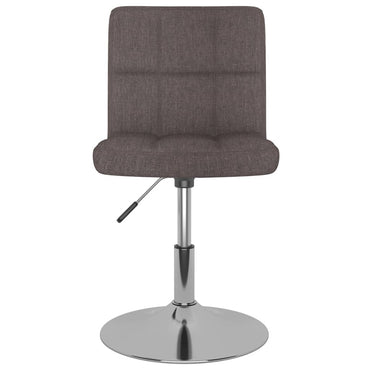 vidaXL Esszimmerstuhl Drehbar Taupe Stoff