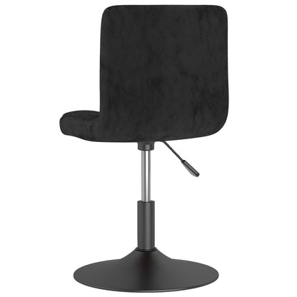 vidaXL Esszimmerstühle 6 Stk. Drehbar Schwarz Samt