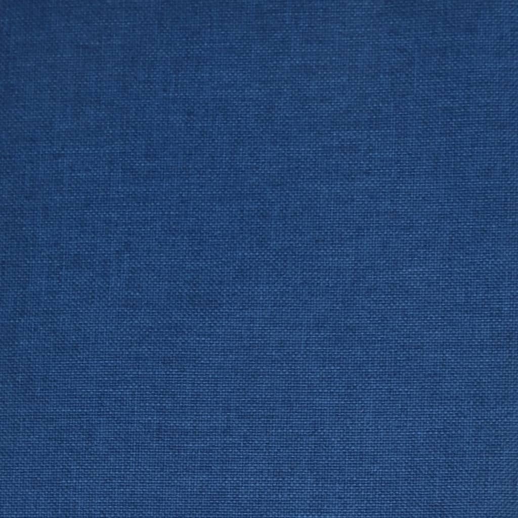 vidaXL Esszimmerstuhl Drehbar Blau Stoff