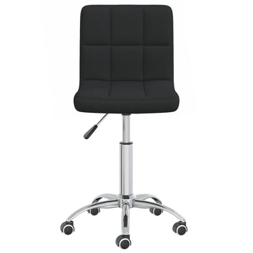 vidaXL Esszimmerstuhl Drehbar Schwarz Stoff