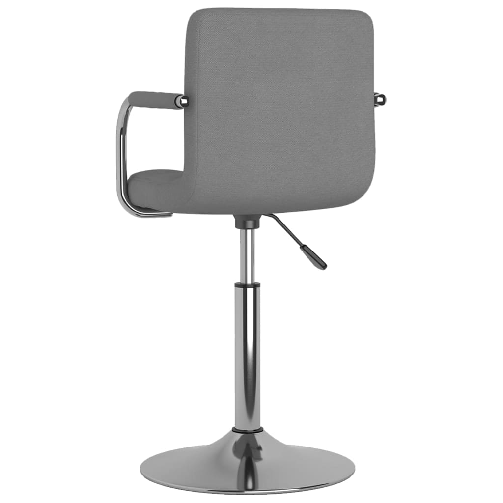 vidaXL Chaise de salle à manger gris clair tissu