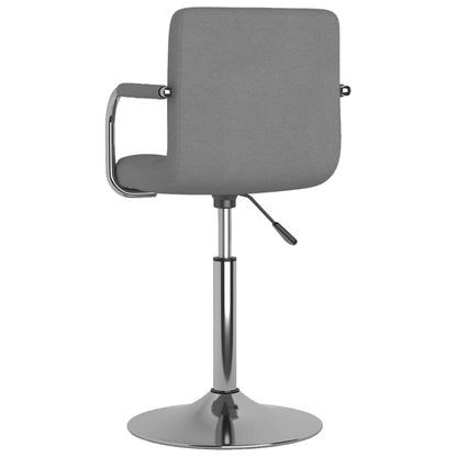 vidaXL Chaise de salle à manger gris clair tissu