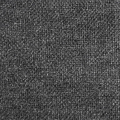 vidaXL Chaise de salle à manger gris foncé tissu
