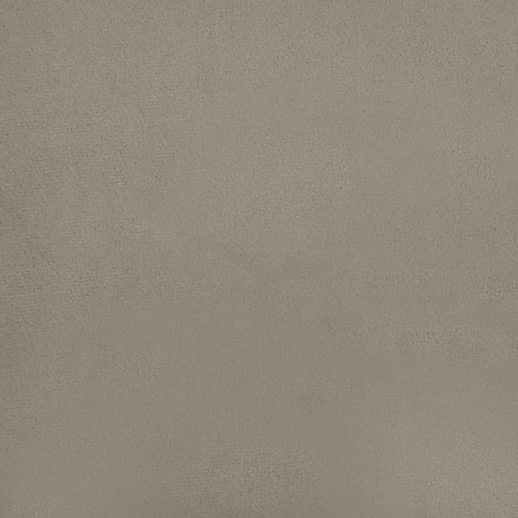 vidaXL Chaises de salle à manger 4 pcs pivotantes velours gris clair