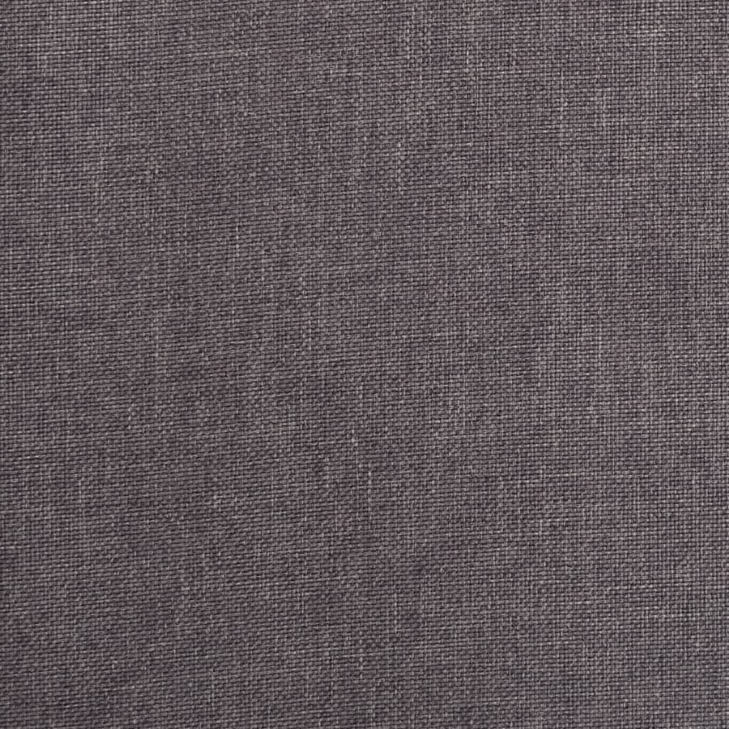 vidaXL Esszimmerstuhl Drehbar Taupe Stoff