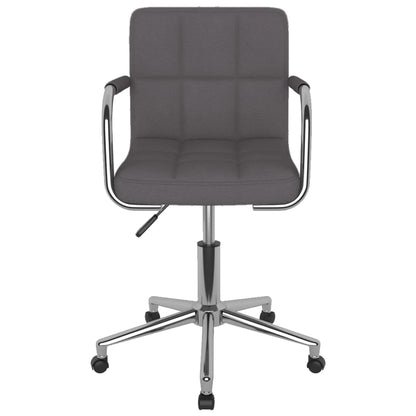 vidaXL Esszimmerstuhl Drehbar Taupe Stoff