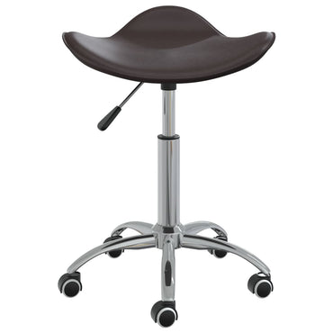 vidaXL Chaise de salle à manger pivotante Similicuir marron